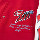 Off White Jacket Spring and Autumn OW Cartoon Scorpion Pattern Baseball Jacket Jacket