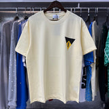 Rhude T Shirts Inverted Triangle Printing Cotton Casual Short Sleeve Men and Women