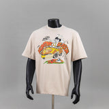 Synaworld T Shirts central cee rabbit car print casual loose t-shirt