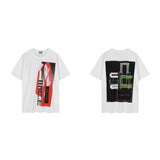 C.e t shirts printing pattern round neck pullover short sleeve men and women