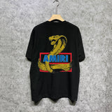 Amiri t shirts king cobra gold printing short sleeve