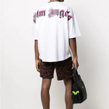Palm Angels T Shirts Wholesale Printed Men's Loose Short Sleeve T-shirt