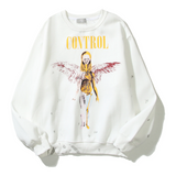 Nirvana Hoodie Saint Mxxxxxx Distressed Graffiti Rock Sweater For Men And Women