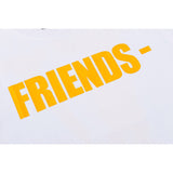 Vlone T Shirt Spring And Summer Big Letter Hip-Hop Street Round Neck Short Sleeve T-Shirt