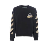 Off White Men'S Round Neck Plus Size Casual Sweatshirt Owt