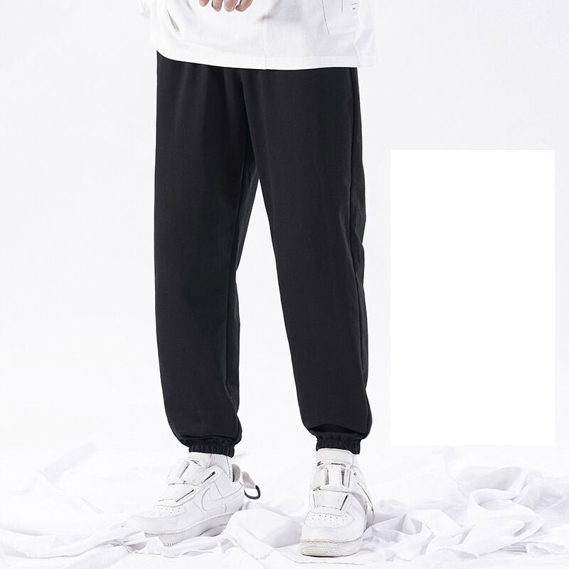 Grey Sweatpants Spring and Autumn New Gray Sports Pants Men's Loose