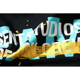 Kanye West Sunday Service Hoodie Autumn And Winter Black Pile Loop Foaming Printed Hoodie
