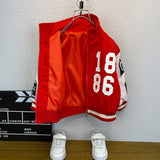 Toddler Boys Jackets Children's Clothing Boys' Jacket Spring Baseball Uniform