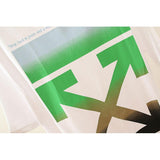 Off White T Shirt Gradient Arrow Men'S And Women'S High Street Tshirt Men'S Casual Owt