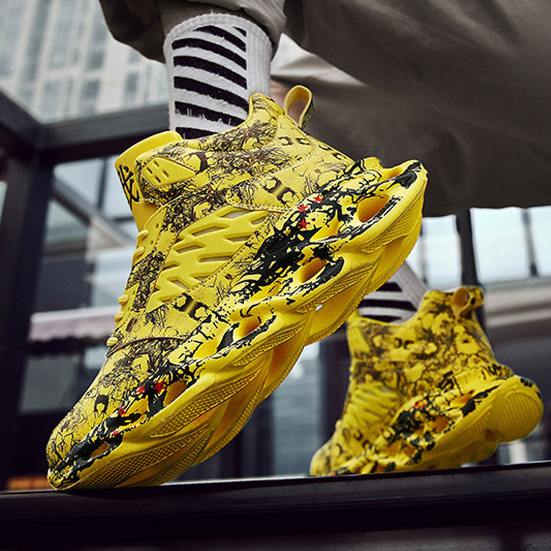 Men's Sneakers,Men Walking Shoes for Jogging,Men Breathable Lightweight Shoes Winter Men Basketball Shoeses High Top Sneakers