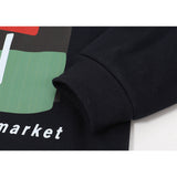 Kanye West Sunday Service Hoodie Mcdonald Logo Velvet Padded Hooded Sweatshirt