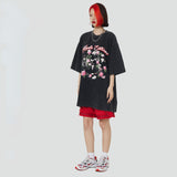 Y2g Shirts for Boys Retro Short Sleeve Wide Printed T-shirt