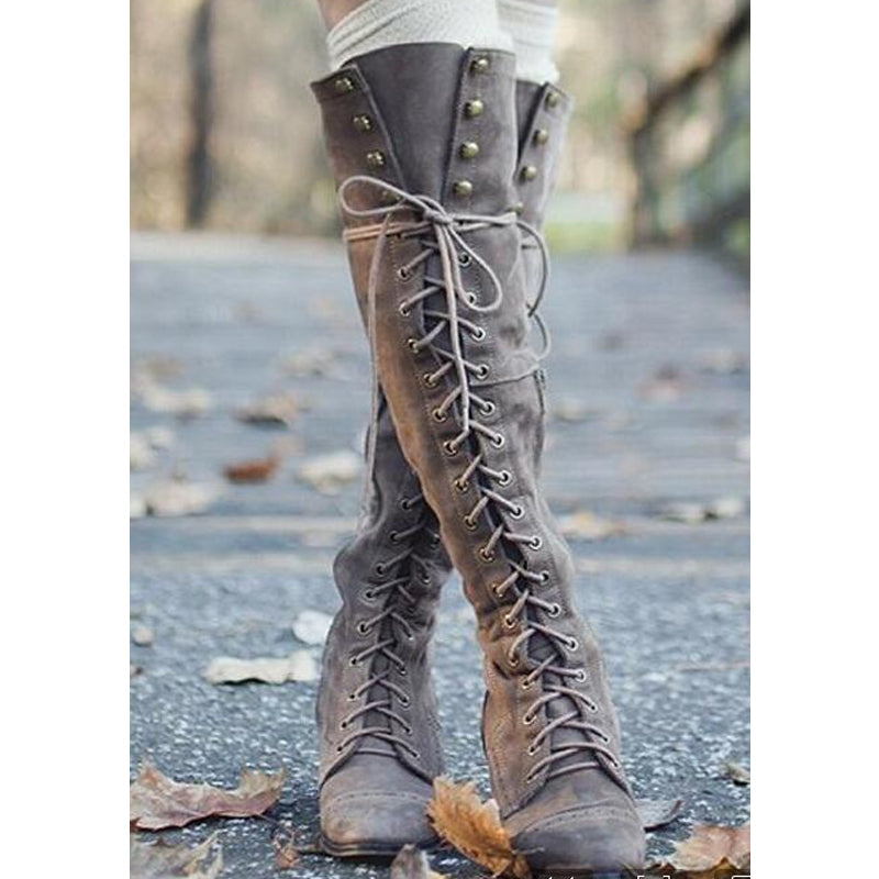 Beth Dutton Shoes Women's Long Boots High Leather Boots
