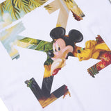 Off White T Shirt Male And Female Couples Wear Loose Ow Short Sleeve Tshirt Off Mickey Arrow Couple Half Sleeve Owt