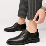 Men's Dress Shoes Classic Leather Oxfords Casual Cushioned Loafer Formal Leather Shoes Business Casual Men's Shoes Comfortable