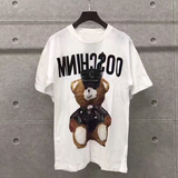 Moschino T Shirt Teddy Bear Printed Round Neck T-Shirt