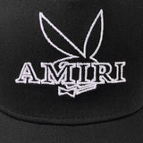 Amiri Hat Peaked Cap Sunshade Beach Casual Hat Adjustable Metal Lock Baseball Cap