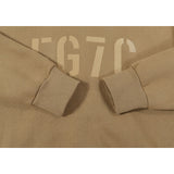 Kanye West Sunday Service Hoodie Fg7c Three-Dimensional Flocking Letter Fleece Hooded Sweater