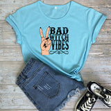 Halloween Costumes Bad Witch Vibe Shirt Bad Witch Vibes Printed Loose Fashion Men's and Women's Short-Sleeved T-shirt