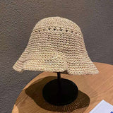 Summer Hats Women's Summer Hat Woven Bucket Hat