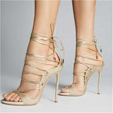 Nude Strappy Heels Strap Sandals Women's Sandals