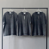 Askyurself T Shirt Short Sleeve Fog Loose Retro Trendy T-shirt