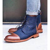 Western Shoes Fabric Thin Strap Versatile Casual Men
