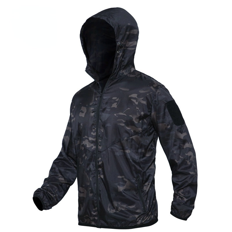 Camofire Jacket Hooded Camouflage Wind Shield Outdoor