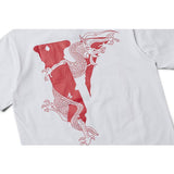 Vlone T Shirt Shortsleeved Tshirt Printed Friends High Street Hip Hop Women Half Sleeve Vlone