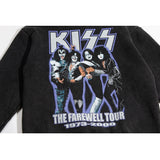 Nirvana Hoodie Fog Style Apollo Kiss Distressed Loose