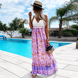 Nine Britton Dress Sexy Floral Halter Dress