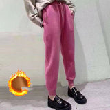 Grey Sweatpants Gray Sports Pants Female Spring and Autumn Loose
