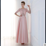 Long Homecoming Dresses Summer Toast Dress Host Female Hollow Dress