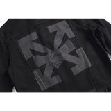 Off White Coats Spring And Autumn Denim Jacket Ow Men'S And Women'S Casual Jacket
