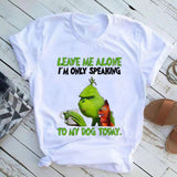 Men and Women Grinch Shirt Christmas Short Sleeve