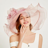 Big Hats Fashion Women's Multi-Color Hat Elegant Personality Spring and Summer Outer Sun Hat
