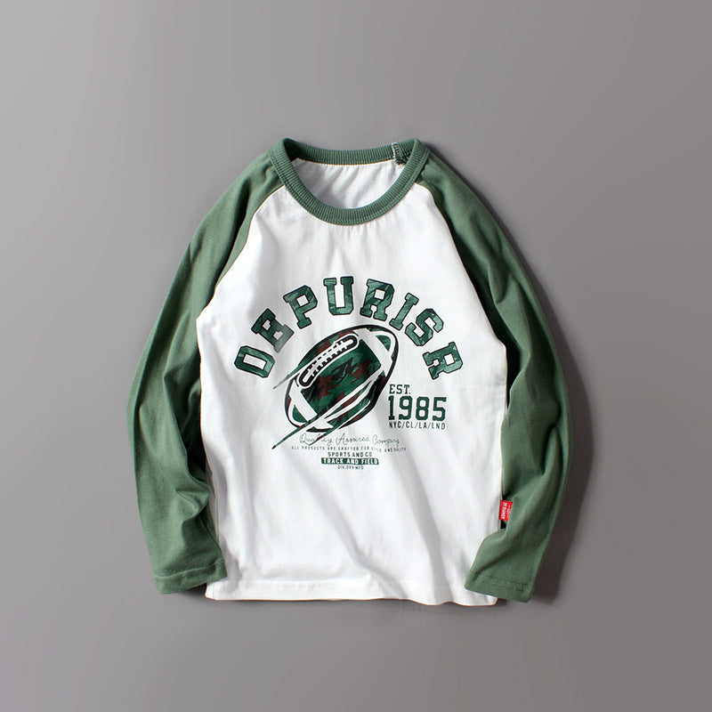 Children Long Sleeve Shirts Autumn Long Sleeve Cotton Boy Long Sleeve
