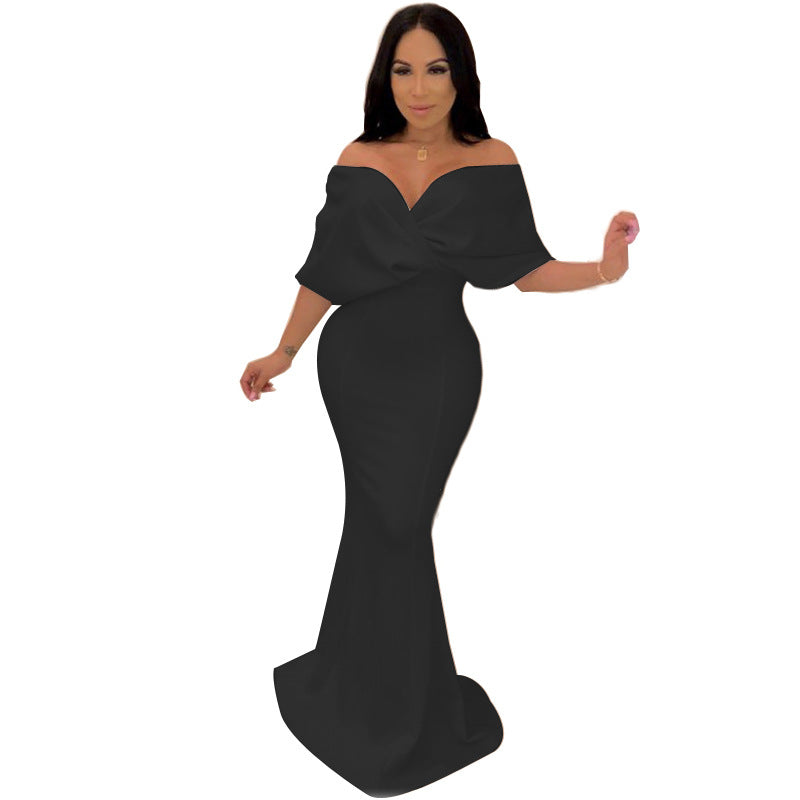 Skin Tight Long Dresses Sexy Backless Knitted Dress