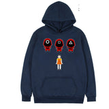 Squid Game Costume One Two Three Wooden Man Hooded Sweater