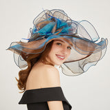 Big Hats Fashion Women's Multi-Color Hat Elegant Personality Spring and Summer Outer Sun Hat