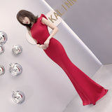 Burgundy Dress Formal Fashion Dress Host Formal Dress Dress for Women