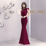 Burgundy Dress Formal Fashion Dress Host Formal Dress Dress for Women