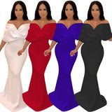 Skin Tight Long Dresses Sexy Backless Knitted Dress