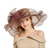 Big Hats Fashion Women's Multi-Color Hat Elegant Personality Spring and Summer Outer Sun Hat