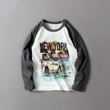Children Long Sleeve Shirts Spring Children's Clothing Printing
