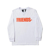 Vlone Sweatshirt Big V Printed Men'S And Women'S Loose Casual Long Sleeves Tshirt Autumn