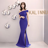 Burgundy Dress Formal Evening Dress Women's Fashionable Elegant Sexy Fishtail Dress