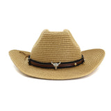Black Cowboy Hat Top Hat Outdoor Seaside Beach Hat Sun Protection Sun Hat