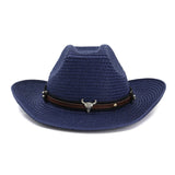 Black Cowboy Hat Top Hat Outdoor Seaside Beach Hat Sun Protection Sun Hat