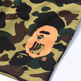 Bathing Ape Shorts Color Matching Camouflage Color Printing Cotton Shorts Men's Summer Shorts